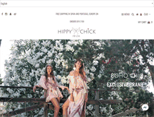 Tablet Screenshot of hippychickibiza.com